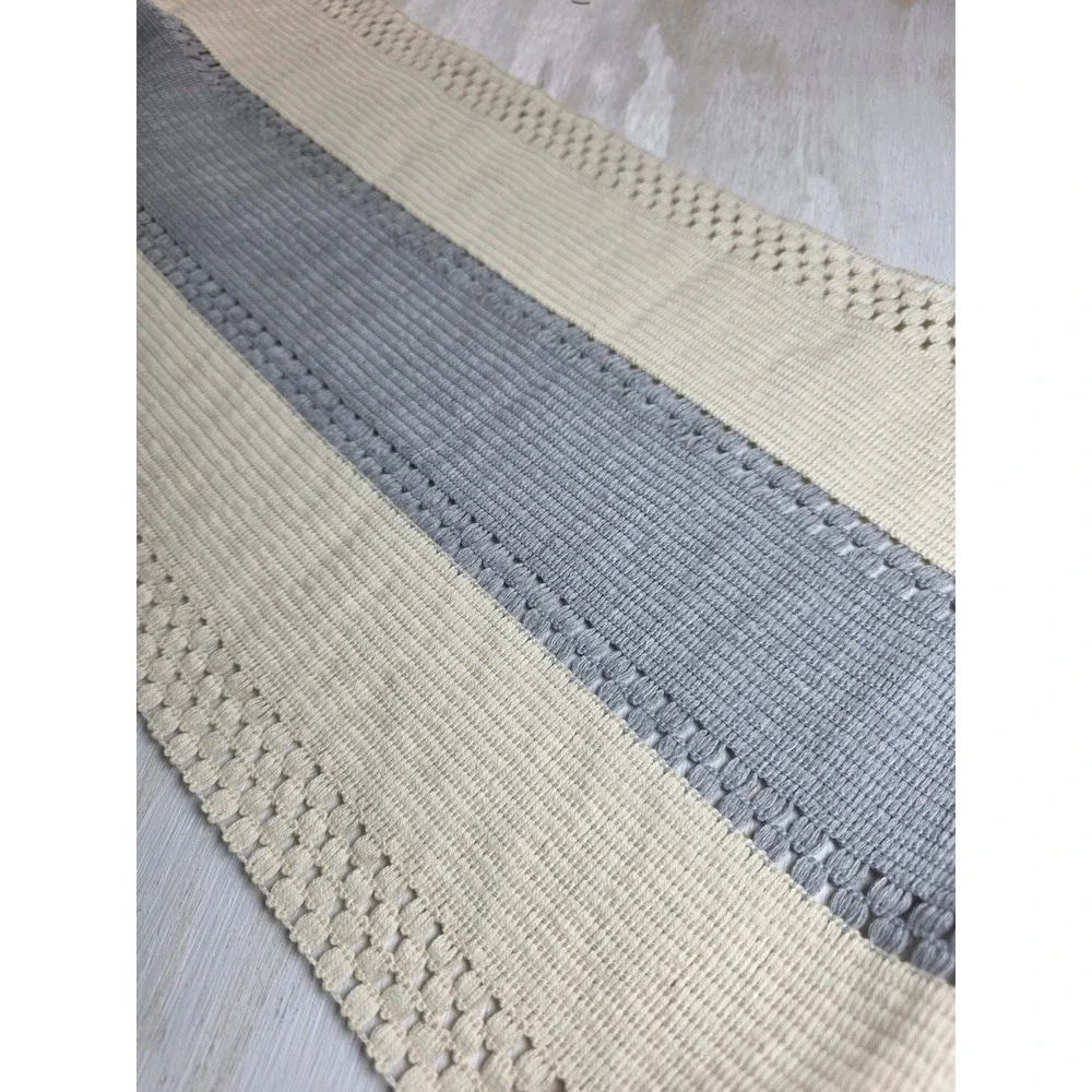 Handwoven Striped Table Runner 108